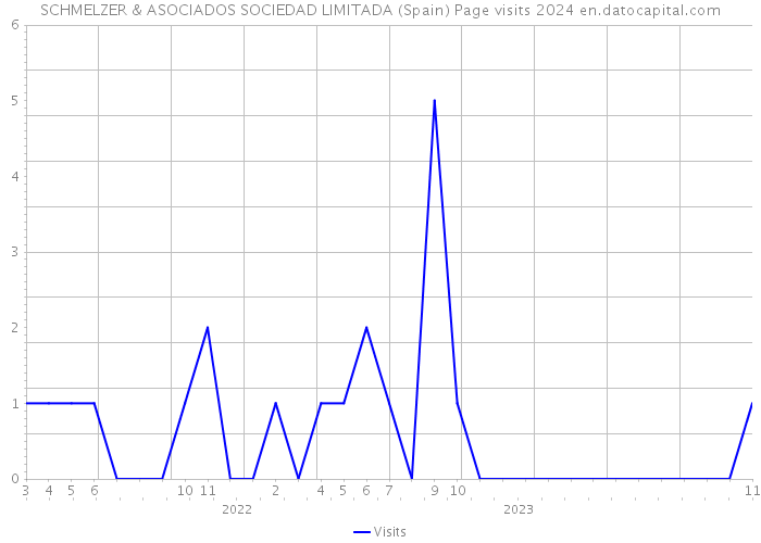 SCHMELZER & ASOCIADOS SOCIEDAD LIMITADA (Spain) Page visits 2024 