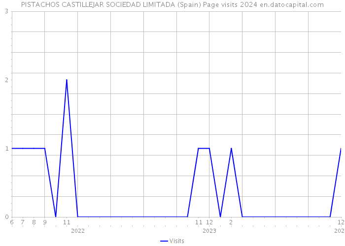 PISTACHOS CASTILLEJAR SOCIEDAD LIMITADA (Spain) Page visits 2024 