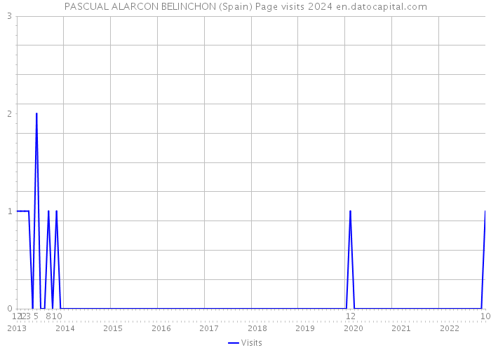 PASCUAL ALARCON BELINCHON (Spain) Page visits 2024 