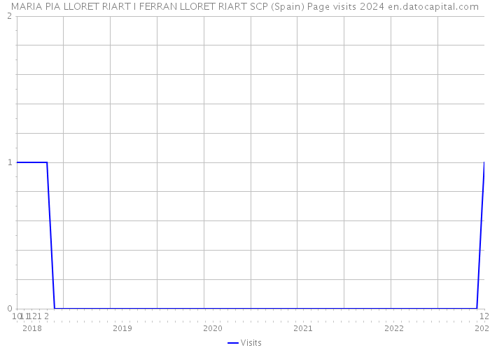 MARIA PIA LLORET RIART I FERRAN LLORET RIART SCP (Spain) Page visits 2024 