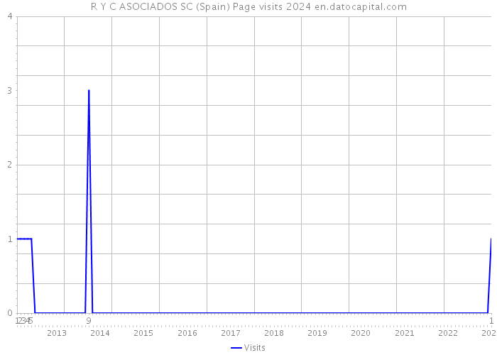 R Y C ASOCIADOS SC (Spain) Page visits 2024 