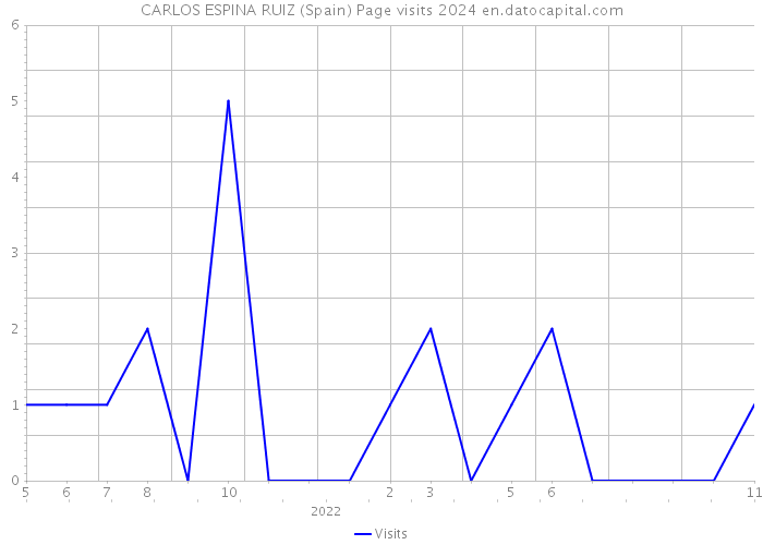 CARLOS ESPINA RUIZ (Spain) Page visits 2024 