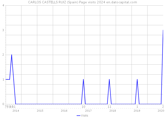 CARLOS CASTELLS RUIZ (Spain) Page visits 2024 