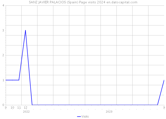 SANZ JAVIER PALACIOS (Spain) Page visits 2024 