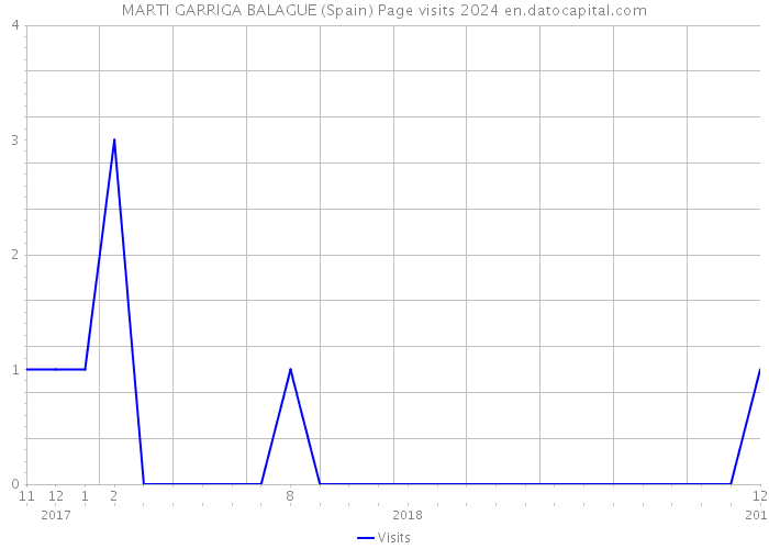 MARTI GARRIGA BALAGUE (Spain) Page visits 2024 