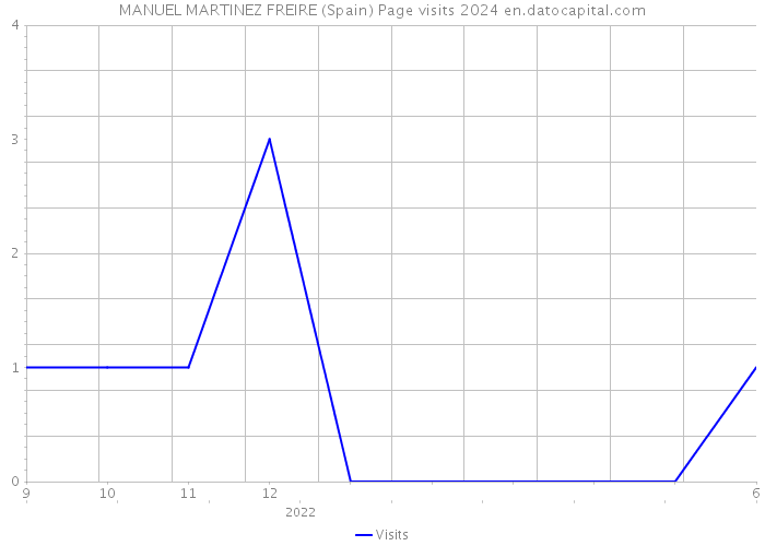 MANUEL MARTINEZ FREIRE (Spain) Page visits 2024 