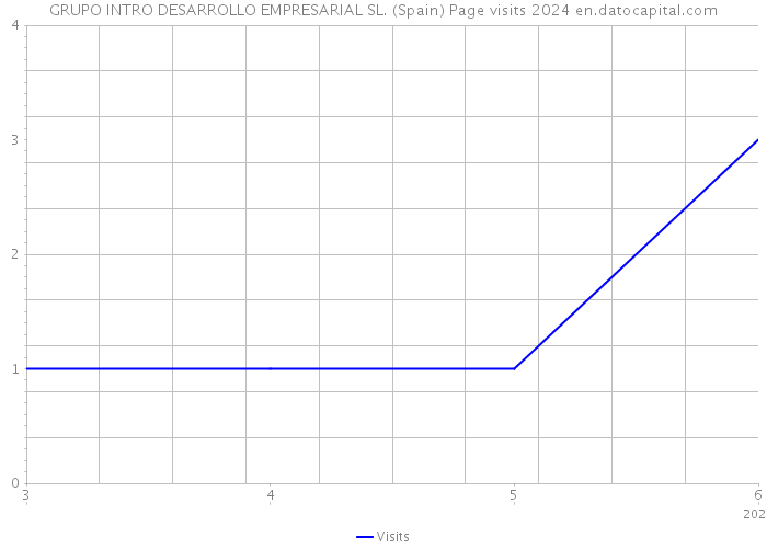 GRUPO INTRO DESARROLLO EMPRESARIAL SL. (Spain) Page visits 2024 