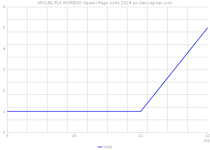 MIGUEL PLA MORENO (Spain) Page visits 2024 