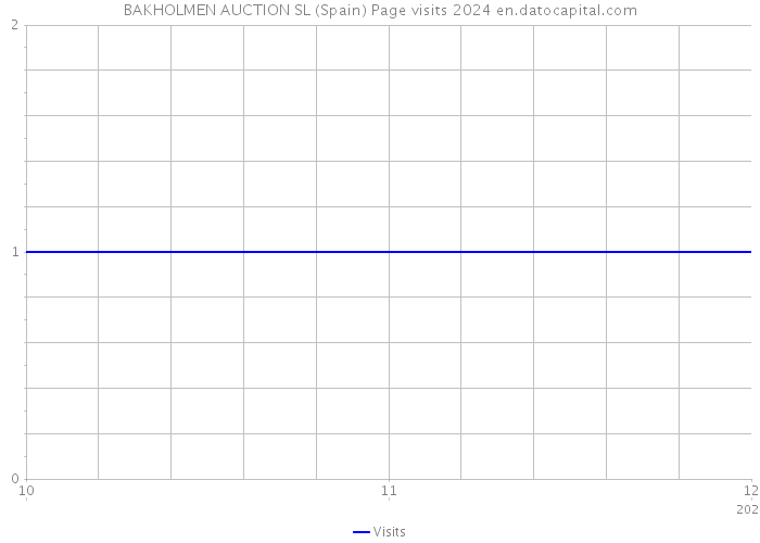 BAKHOLMEN AUCTION SL (Spain) Page visits 2024 