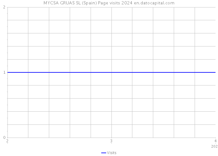 MYCSA GRUAS SL (Spain) Page visits 2024 