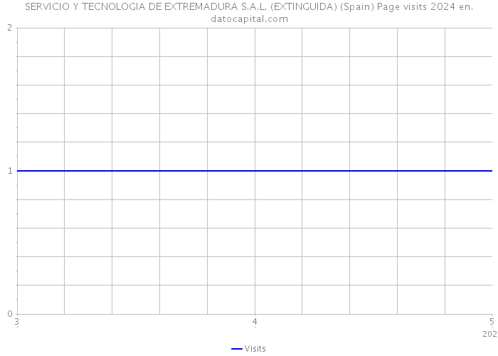 SERVICIO Y TECNOLOGIA DE EXTREMADURA S.A.L. (EXTINGUIDA) (Spain) Page visits 2024 