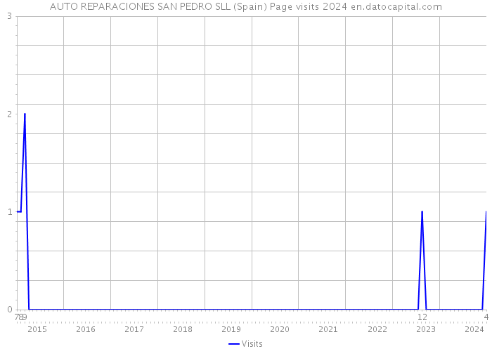AUTO REPARACIONES SAN PEDRO SLL (Spain) Page visits 2024 