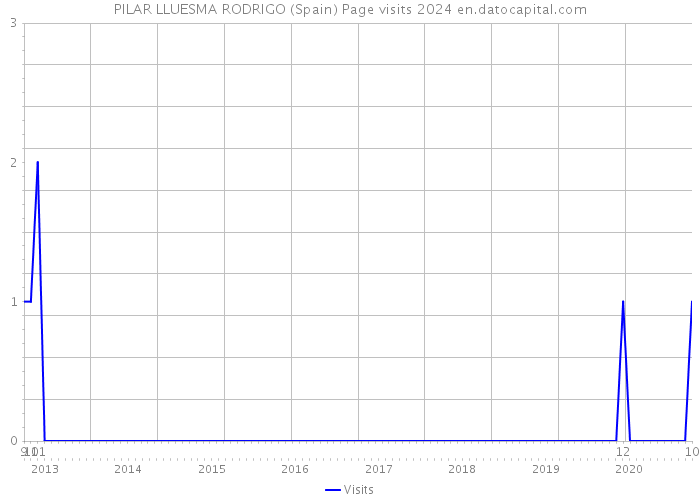 PILAR LLUESMA RODRIGO (Spain) Page visits 2024 