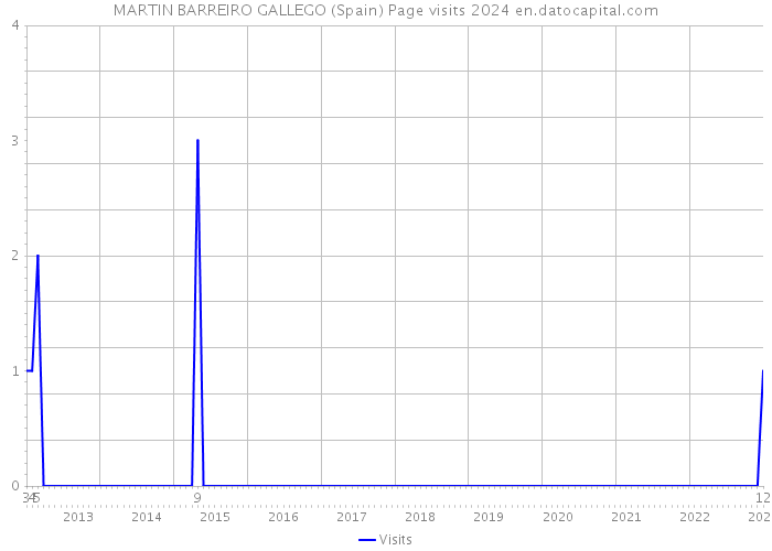 MARTIN BARREIRO GALLEGO (Spain) Page visits 2024 