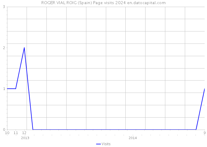 ROGER VIAL ROIG (Spain) Page visits 2024 