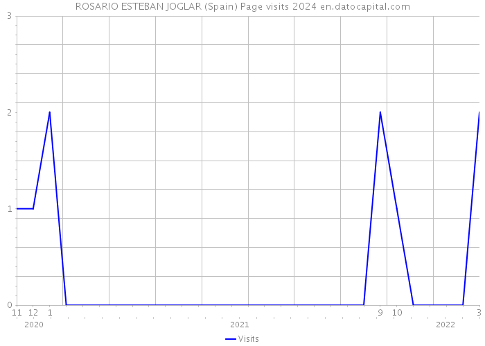 ROSARIO ESTEBAN JOGLAR (Spain) Page visits 2024 