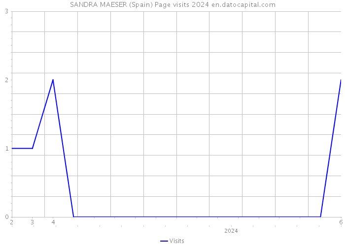 SANDRA MAESER (Spain) Page visits 2024 