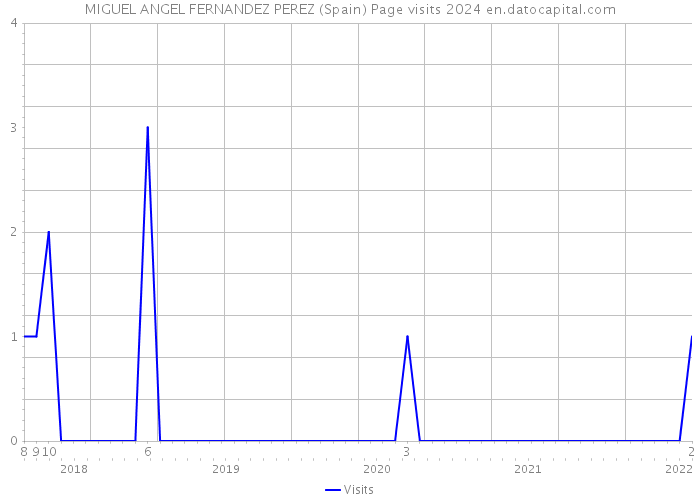 MIGUEL ANGEL FERNANDEZ PEREZ (Spain) Page visits 2024 