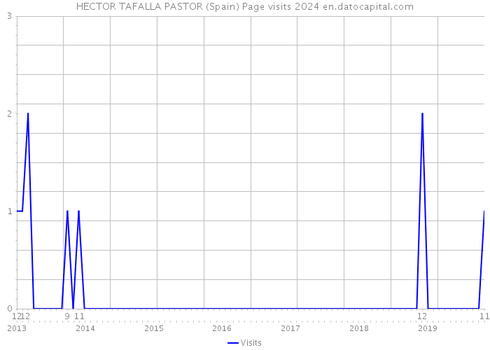 HECTOR TAFALLA PASTOR (Spain) Page visits 2024 
