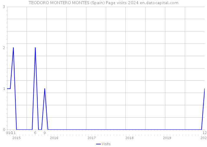 TEODORO MONTERO MONTES (Spain) Page visits 2024 