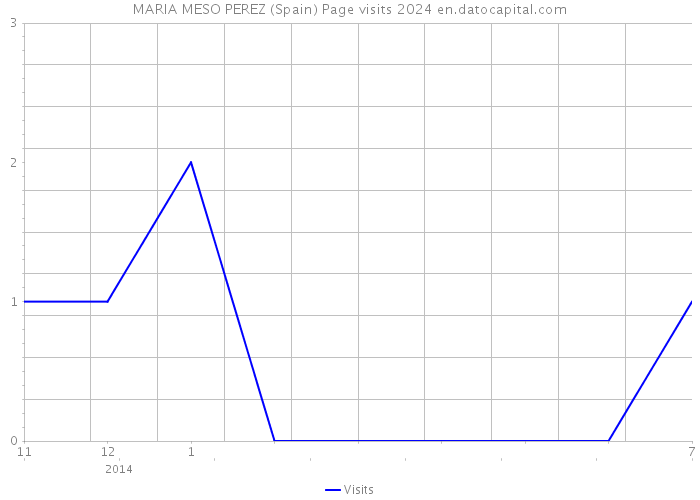 MARIA MESO PEREZ (Spain) Page visits 2024 