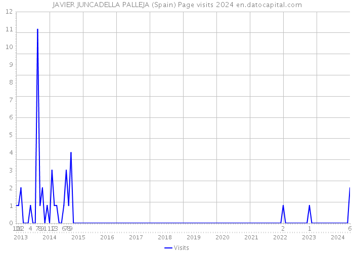 JAVIER JUNCADELLA PALLEJA (Spain) Page visits 2024 