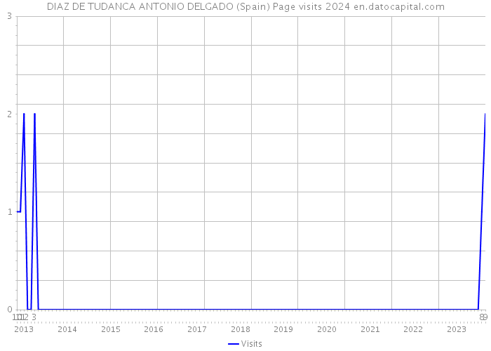 DIAZ DE TUDANCA ANTONIO DELGADO (Spain) Page visits 2024 