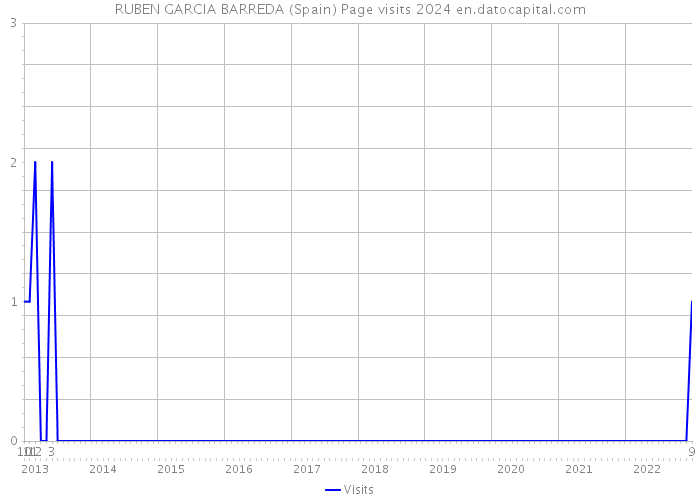 RUBEN GARCIA BARREDA (Spain) Page visits 2024 