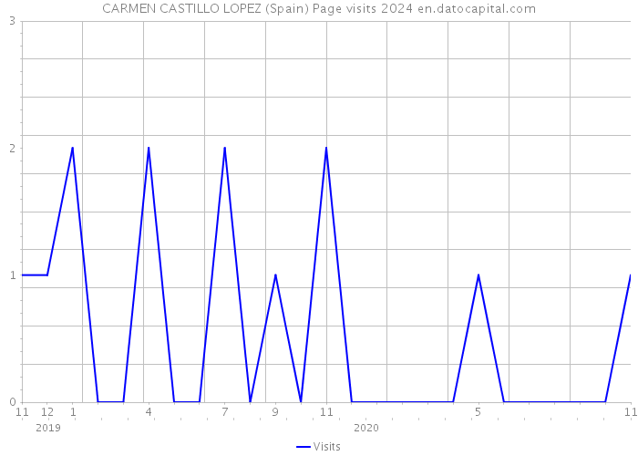 CARMEN CASTILLO LOPEZ (Spain) Page visits 2024 