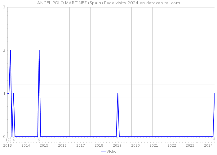 ANGEL POLO MARTINEZ (Spain) Page visits 2024 