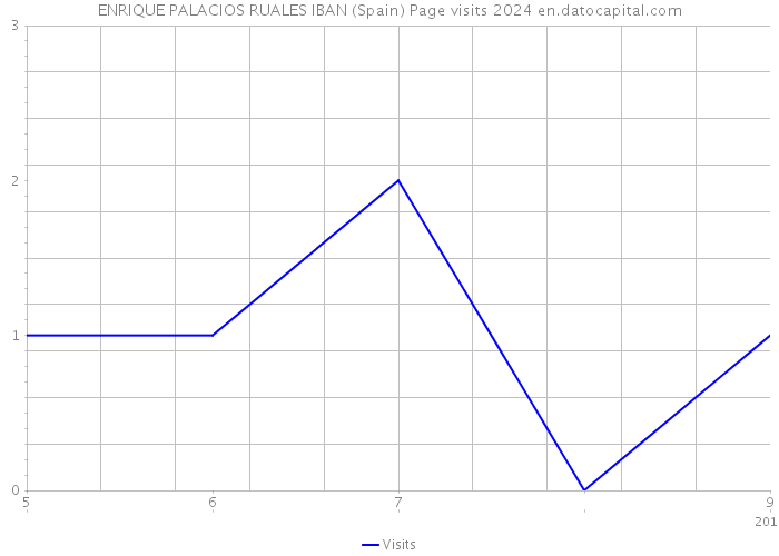 ENRIQUE PALACIOS RUALES IBAN (Spain) Page visits 2024 