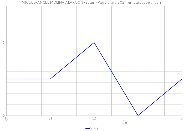 MIGUEL-ANGEL MOLINA ALARCON (Spain) Page visits 2024 