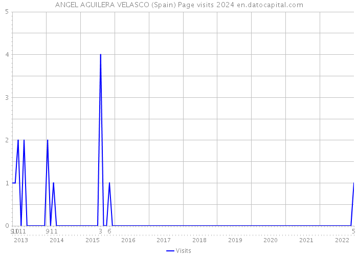 ANGEL AGUILERA VELASCO (Spain) Page visits 2024 