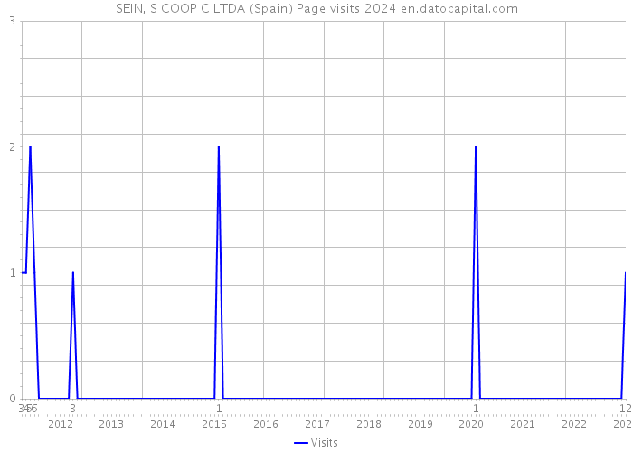 SEIN, S COOP C LTDA (Spain) Page visits 2024 