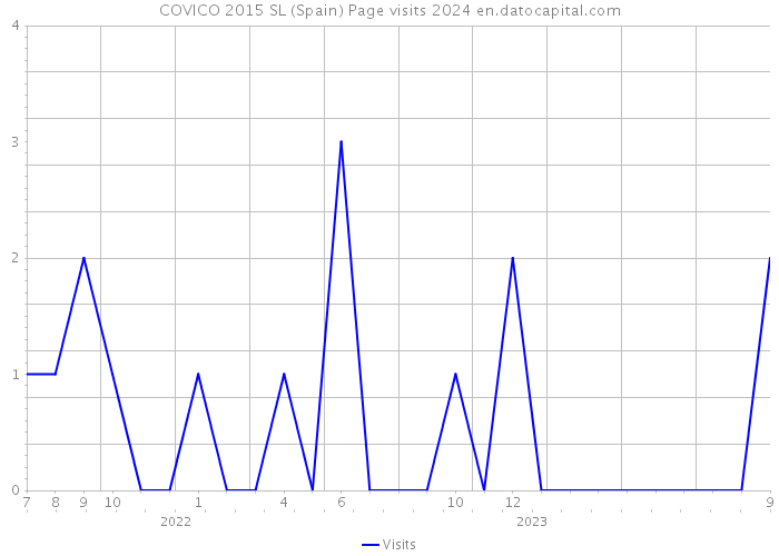 COVICO 2015 SL (Spain) Page visits 2024 
