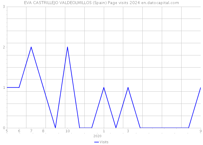 EVA CASTRILLEJO VALDEOLMILLOS (Spain) Page visits 2024 