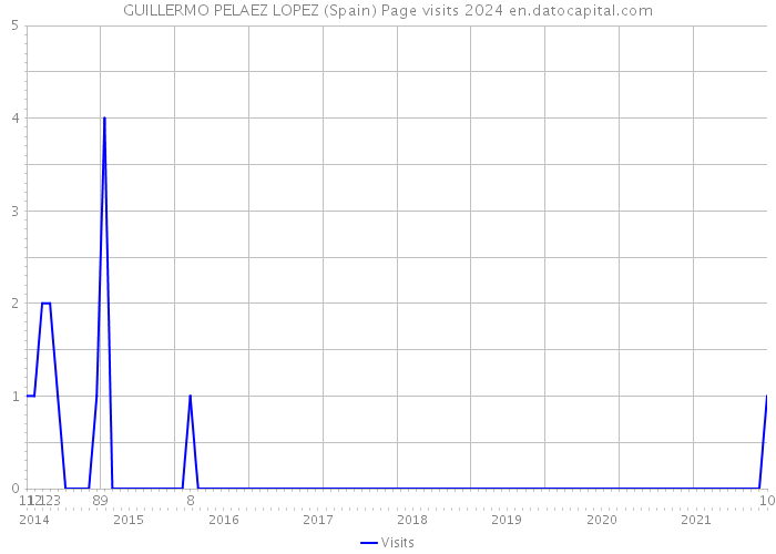 GUILLERMO PELAEZ LOPEZ (Spain) Page visits 2024 