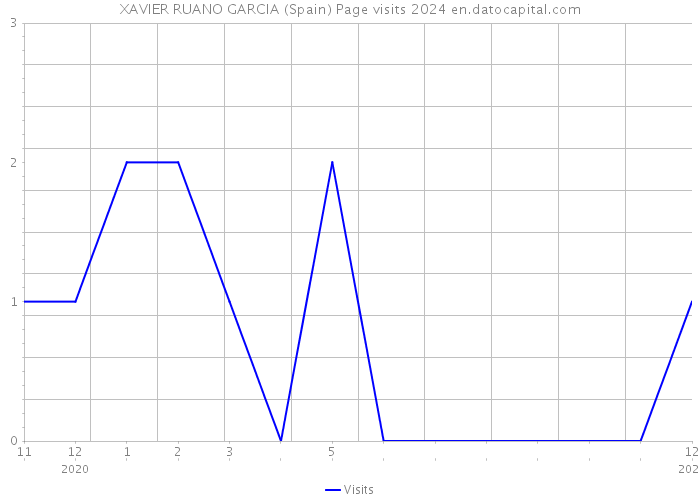 XAVIER RUANO GARCIA (Spain) Page visits 2024 