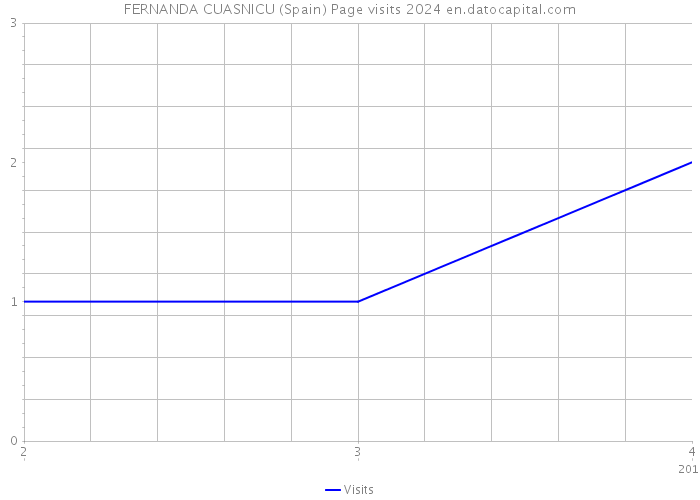 FERNANDA CUASNICU (Spain) Page visits 2024 