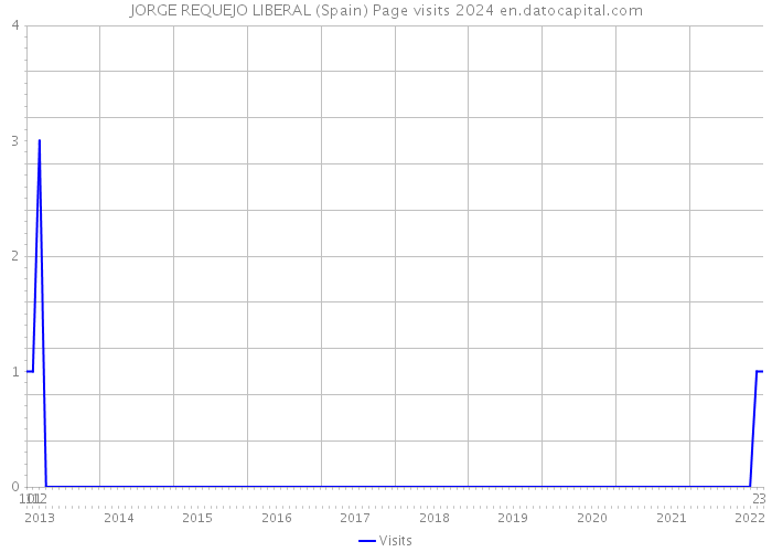JORGE REQUEJO LIBERAL (Spain) Page visits 2024 