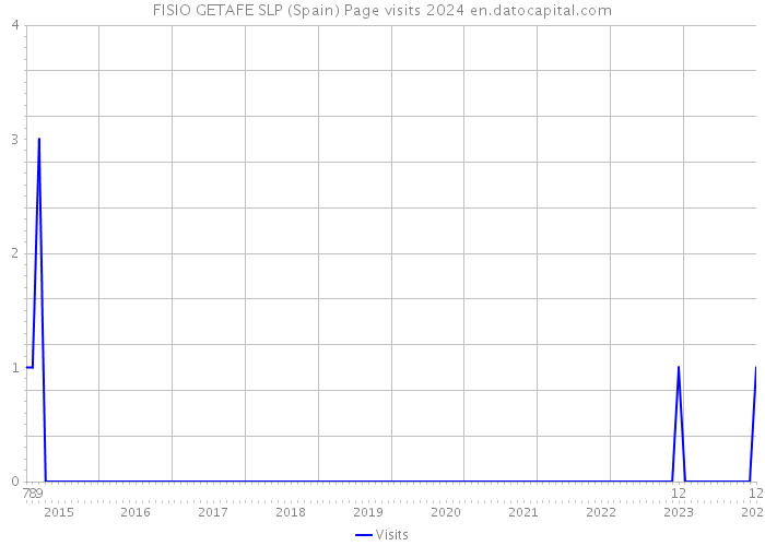 FISIO GETAFE SLP (Spain) Page visits 2024 