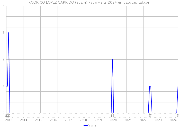 RODRIGO LOPEZ GARRIDO (Spain) Page visits 2024 