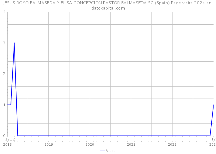 JESUS ROYO BALMASEDA Y ELISA CONCEPCION PASTOR BALMASEDA SC (Spain) Page visits 2024 