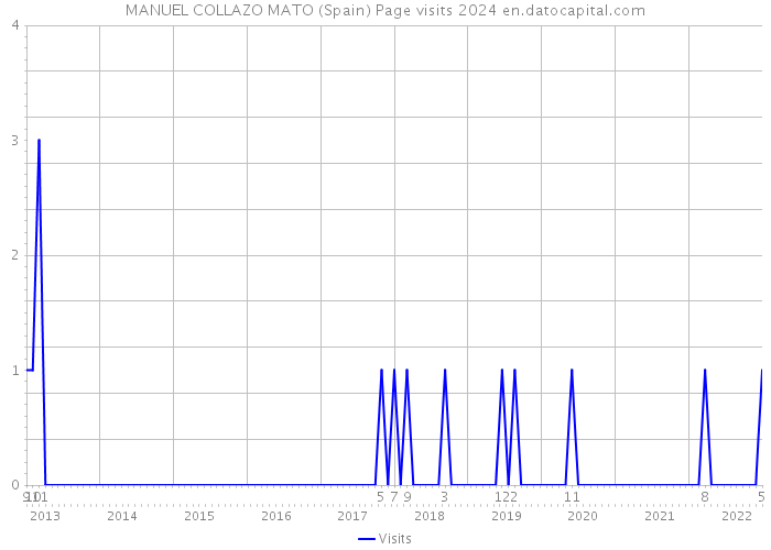 MANUEL COLLAZO MATO (Spain) Page visits 2024 