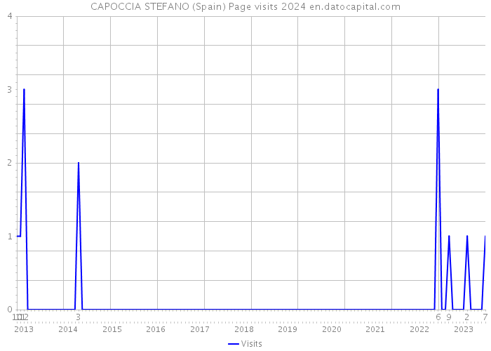 CAPOCCIA STEFANO (Spain) Page visits 2024 