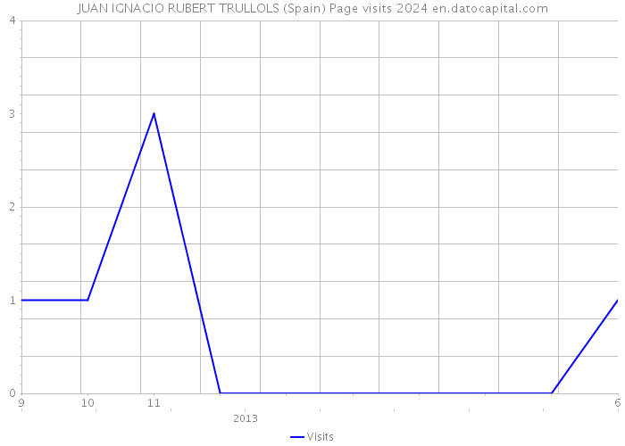 JUAN IGNACIO RUBERT TRULLOLS (Spain) Page visits 2024 