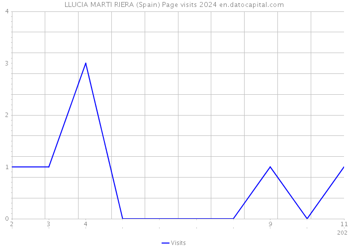 LLUCIA MARTI RIERA (Spain) Page visits 2024 