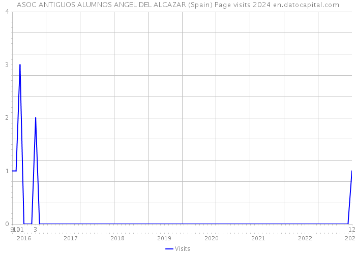 ASOC ANTIGUOS ALUMNOS ANGEL DEL ALCAZAR (Spain) Page visits 2024 