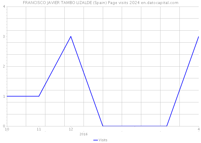 FRANCISCO JAVIER TAMBO LIZALDE (Spain) Page visits 2024 