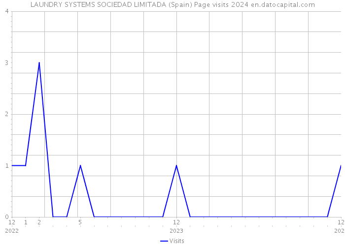 LAUNDRY SYSTEMS SOCIEDAD LIMITADA (Spain) Page visits 2024 